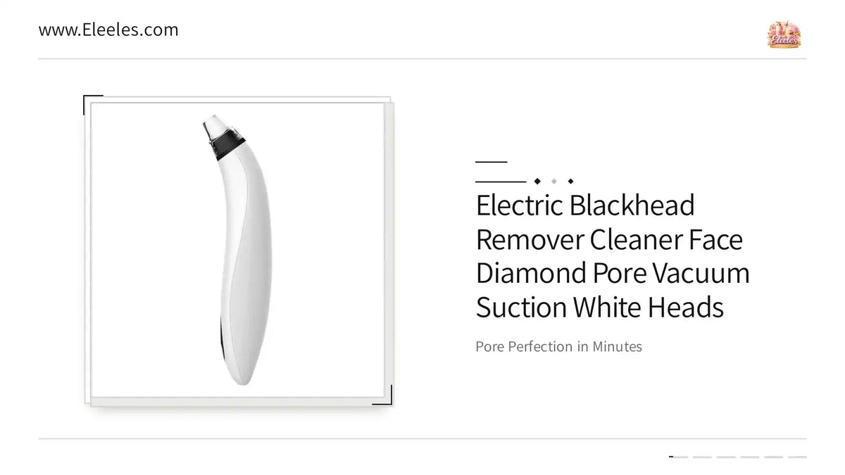 Electric Blackhead Remover Cleaner Face Diamond Pore Vacuum Suction White Heads by@Outfy