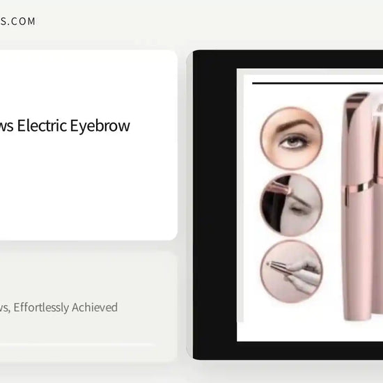 Flawlessly Brows Electric Eyebrow Remover by@Outfy