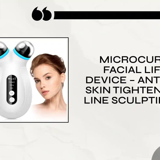 Microcurrent Facial Lifting Device &ndash; Anti-Aging, Skin Tightening &amp; V-Line Sculpting Tool by@Outfy