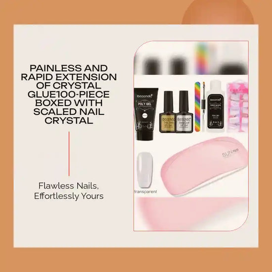 Painless And Rapid Extension Of Crystal Glue100-piece Boxed With Scaled Nail Crystal by@Outfy