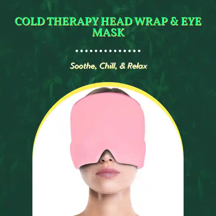 Cold Therapy Head Wrap & Eye Mask by@Outfy