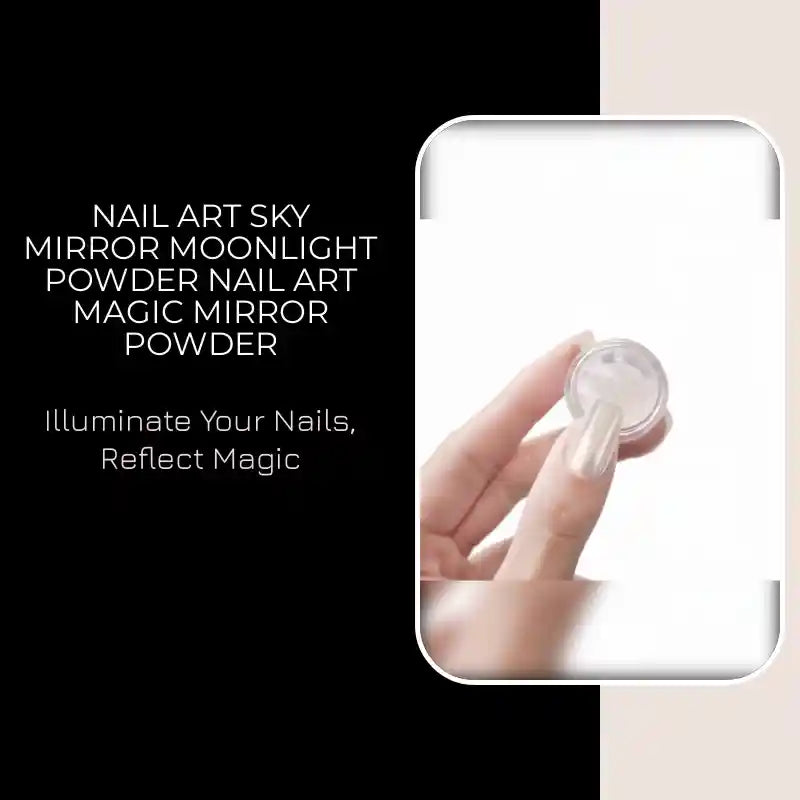 Nail Art Sky Mirror Moonlight Powder Nail Art Magic Mirror Powder by@Outfy