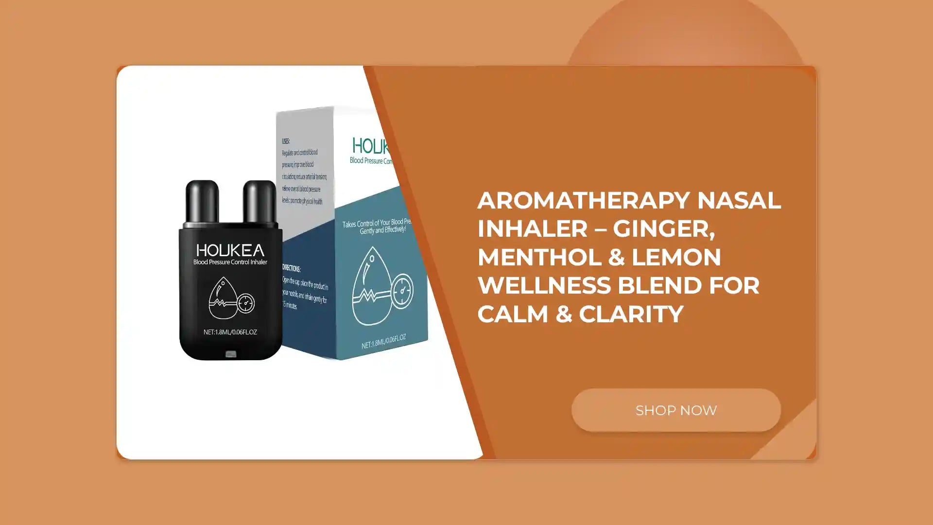 Aromatherapy Nasal Inhaler &ndash; Ginger, Menthol & Lemon Wellness Blend for Calm & Clarity by@Outfy
