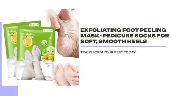 Exfoliating Foot Peeling Mask - Pedicure Socks for Soft, Smooth Heels by@Outfy