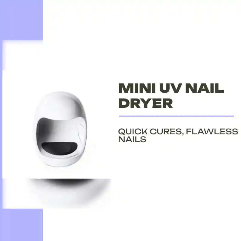 Mini Uv Nail Dryer by@Outfy