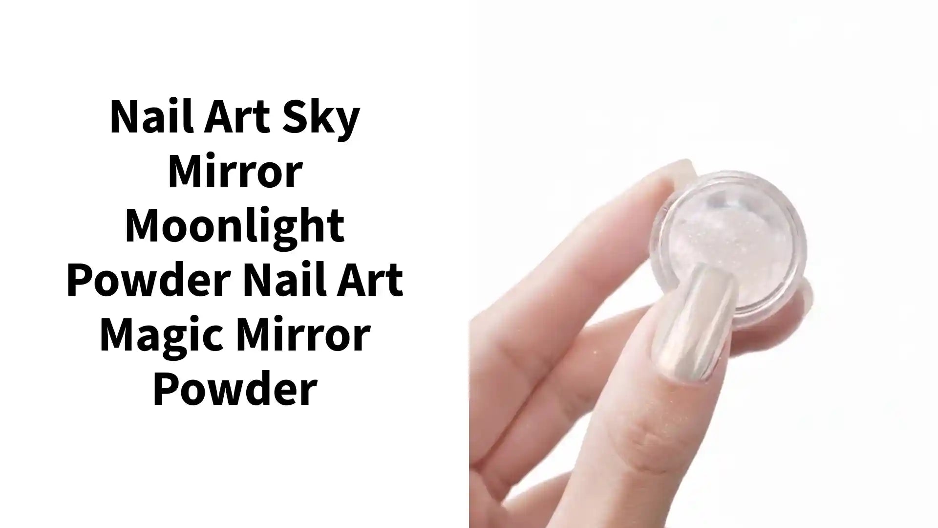 Nail Art Sky Mirror Moonlight Powder Nail Art Magic Mirror Powder by@Outfy