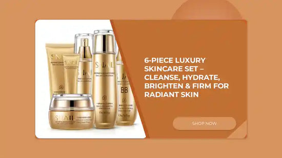 6-Piece Luxury Skincare Set &ndash; Cleanse, Hydrate, Brighten &amp; Firm for Radiant Skin by@Outfy
