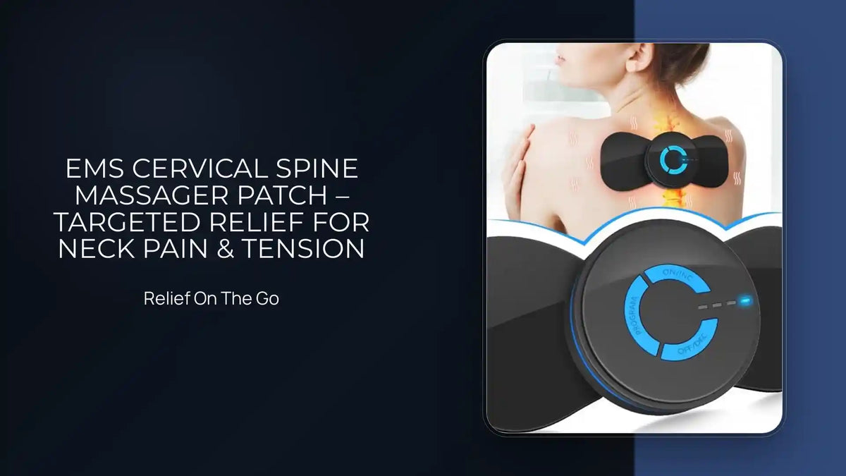 EMS Cervical Spine Massager Patch &ndash; Targeted Relief for Neck Pain &amp; Tension by@Outfy