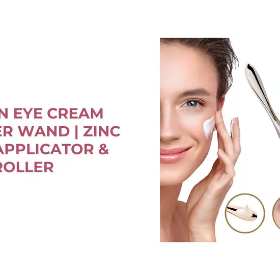 Golden Eye Cream Massager Wand | Zinc Alloy Applicator &amp; Roller by@Outfy