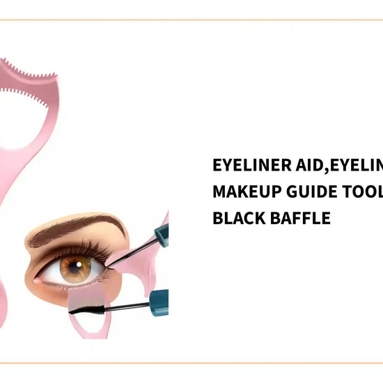 Eyeliner Aid,Eyeline, Eyelash Makeup Guide Tool,Pink Eye Black Baffle by@Outfy