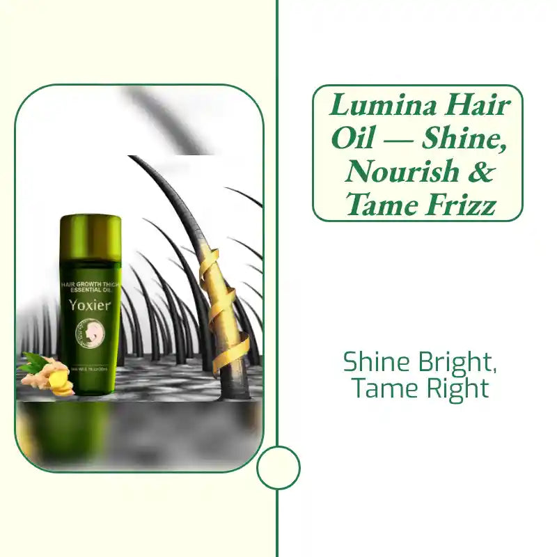 Lumina Hair Oil &mdash; Shine, Nourish &amp; Tame Frizz by@Outfy