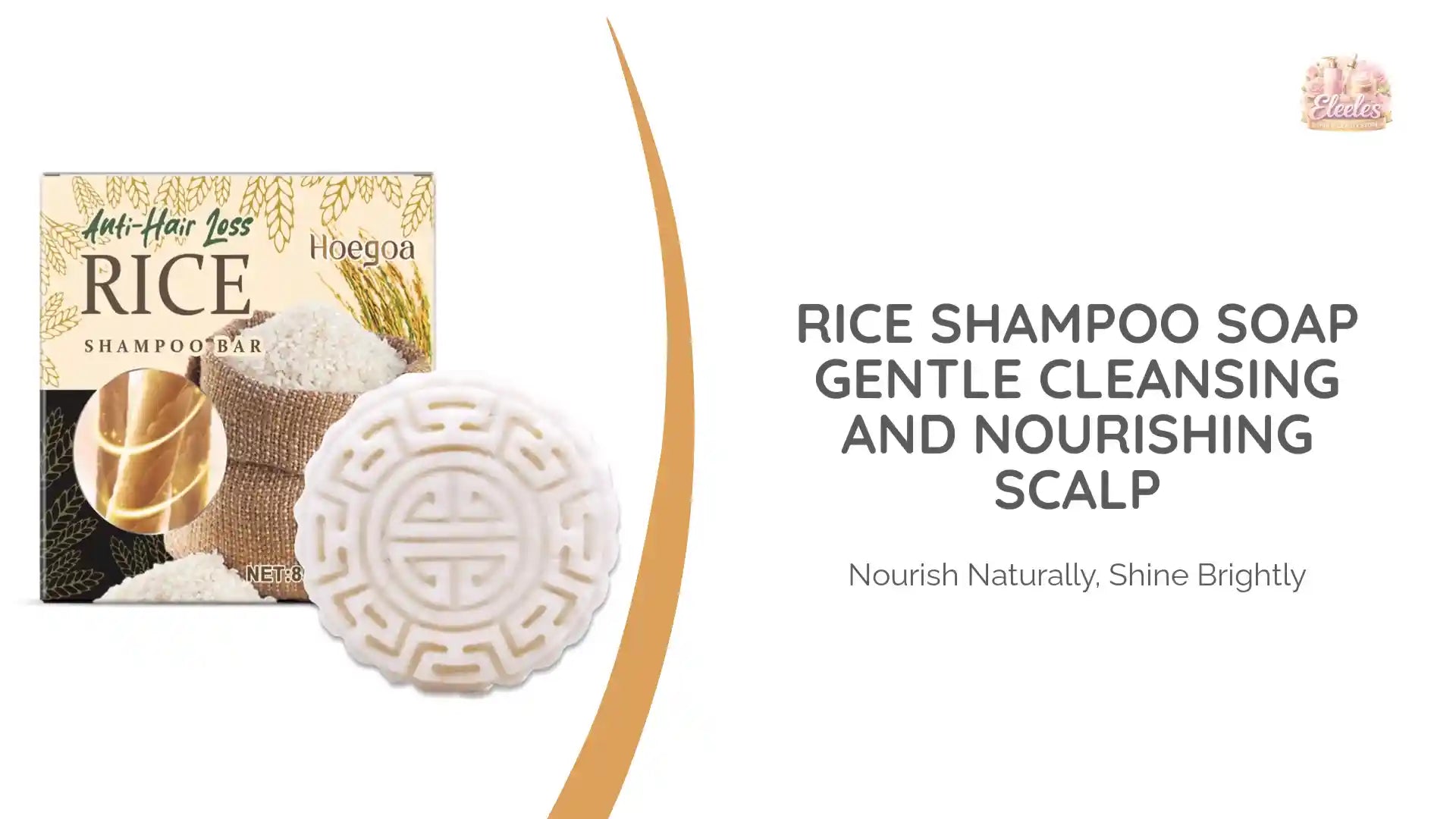 Rice Shampoo Soap Gentle Cleansing And Nourishing Scalp by@Outfy