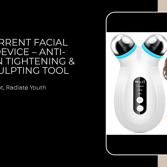 Microcurrent Facial Lifting Device &ndash; Anti-Aging, Skin Tightening &amp; V-Line Sculpting Tool by@Outfy