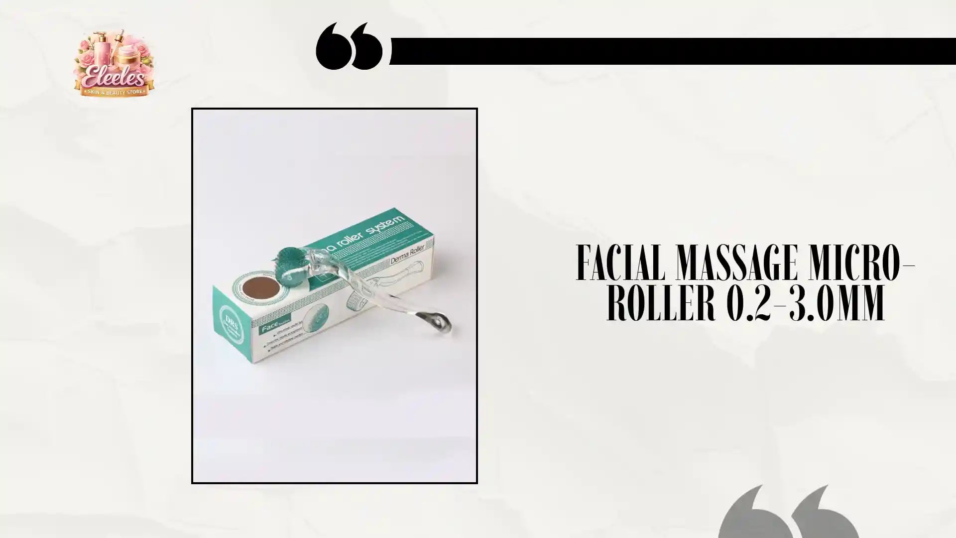 Facial Massage Micro-Roller 0.2-3.0mm by@Outfy