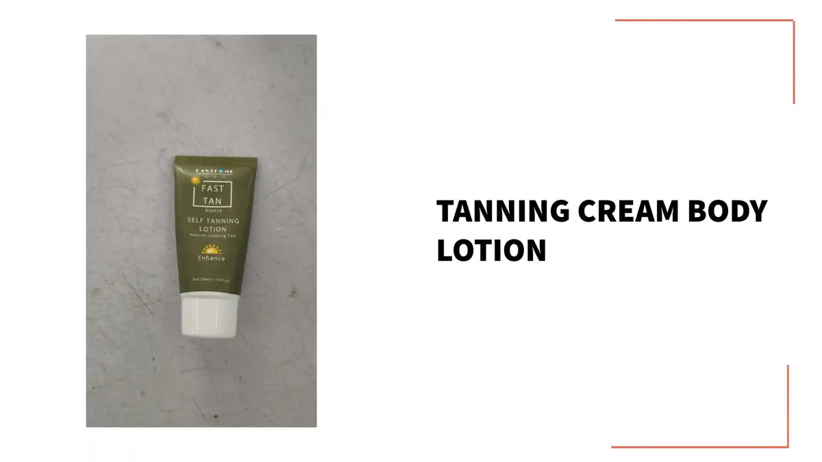 Tanning Cream Body Lotion by@Outfy