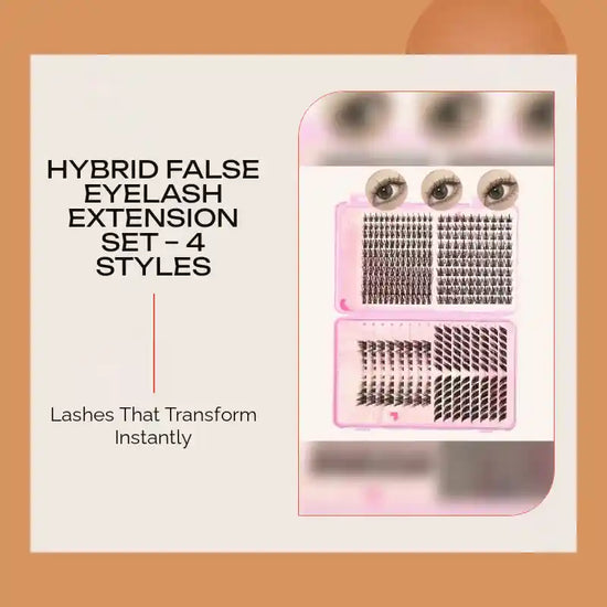 Hybrid False Eyelash Extension Set &ndash; 4 Styles by@Outfy