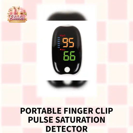 Portable Finger Clip Pulse Saturation Detector by@Outfy