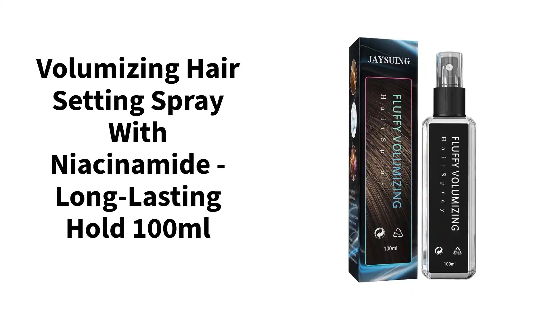 Volumizing Hair Setting Spray with Niacinamide - Long-Lasting Hold 100ml by@Outfy