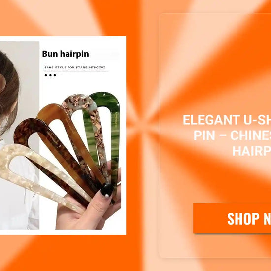 Elegant U-Shape Hair Pin &ndash; Chinese Updo Hairpin by@Outfy