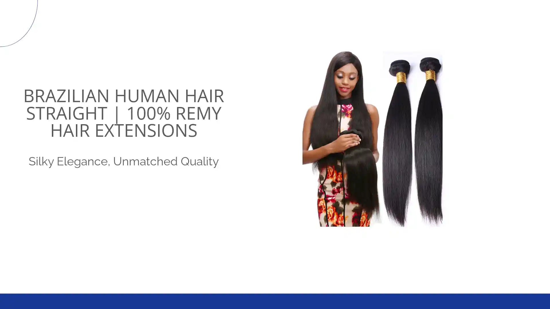 Brazilian Human Hair Straight | 100% Remy Hair Extensions by@Outfy