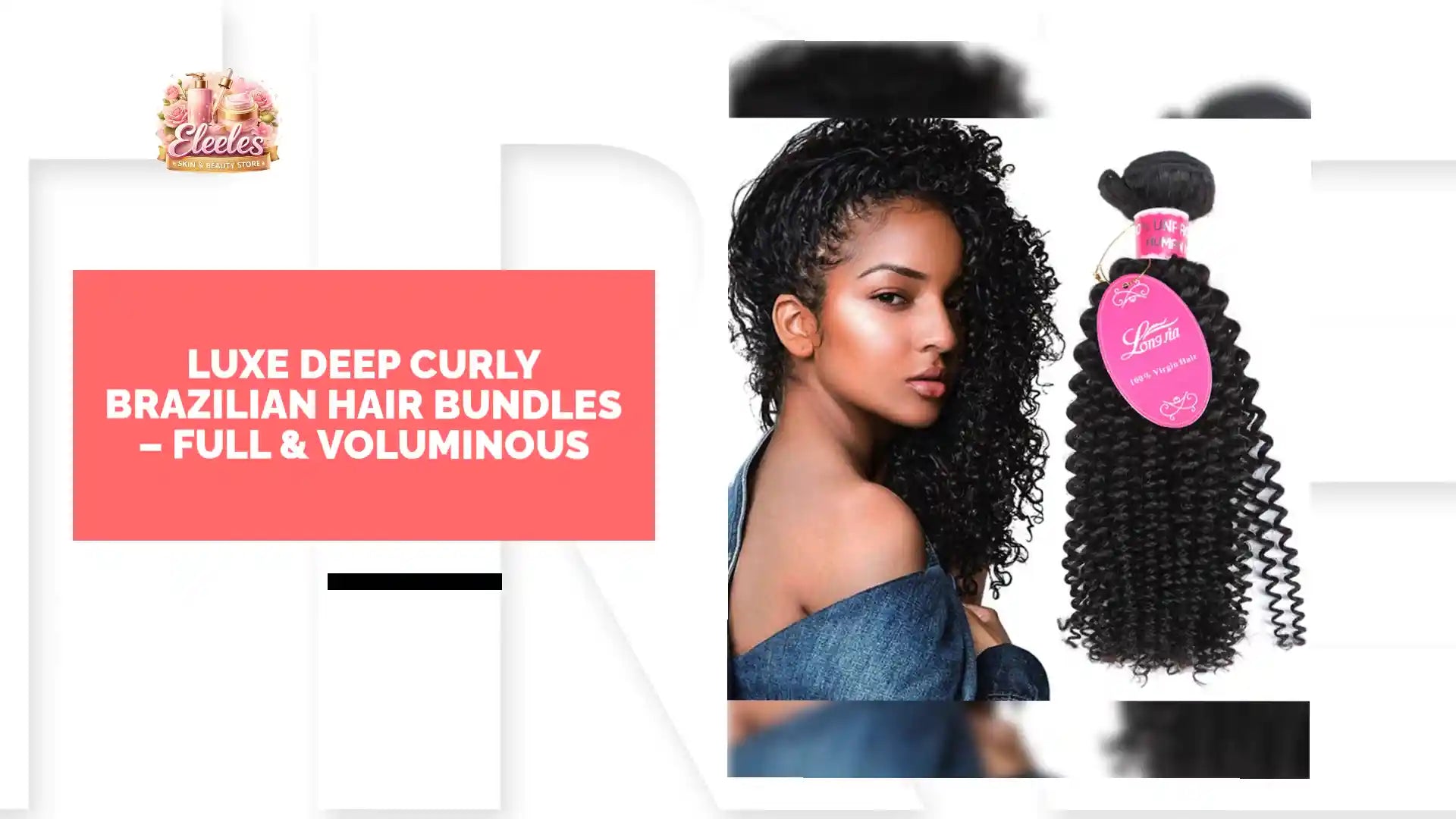 Luxe Deep Curly Brazilian Hair Bundles &ndash; Full &amp; Voluminous by@Outfy