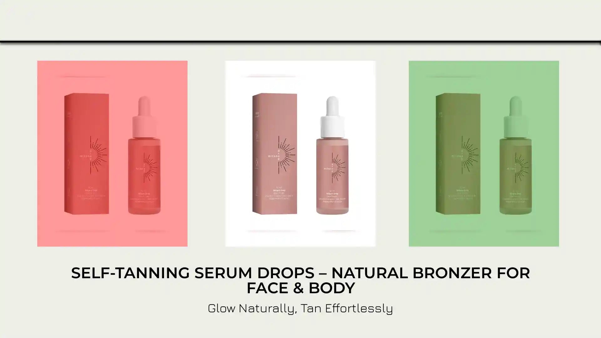 Self-Tanning Serum Drops &ndash; Natural Bronzer for Face &amp; Body by@Outfy