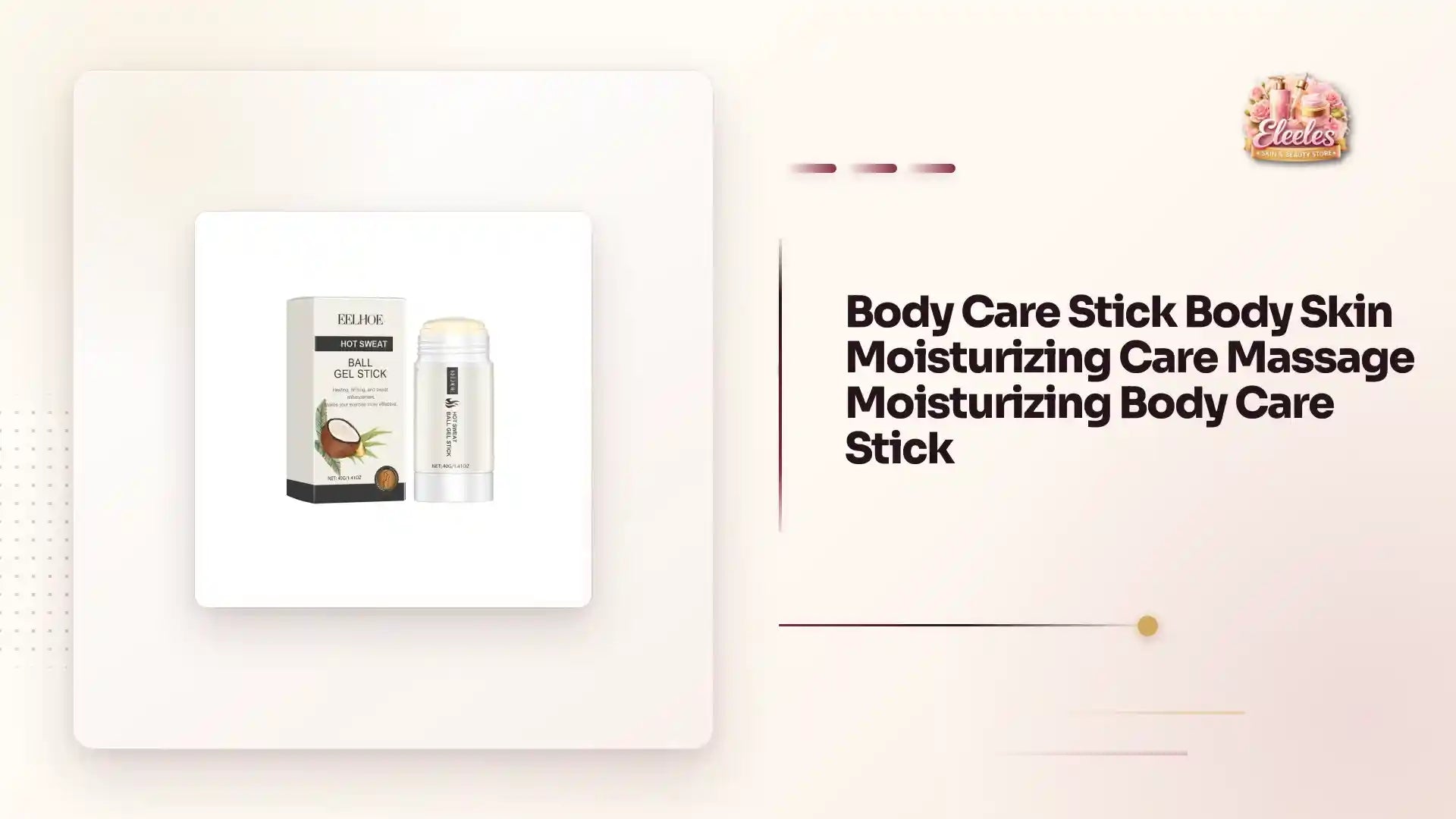 Body Care Stick Body Skin Moisturizing Care Massage Moisturizing Body Care Stick by@Outfy