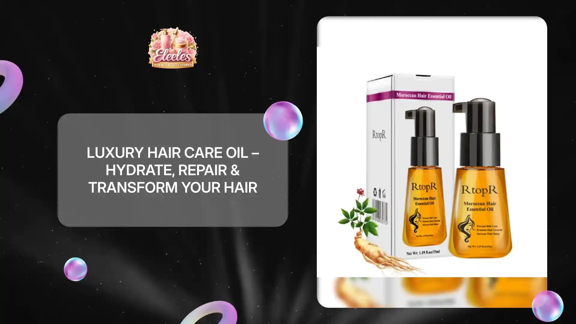 Luxury Hair Care Oil &ndash; Hydrate, Repair &amp; Transform Your Hair by@Outfy