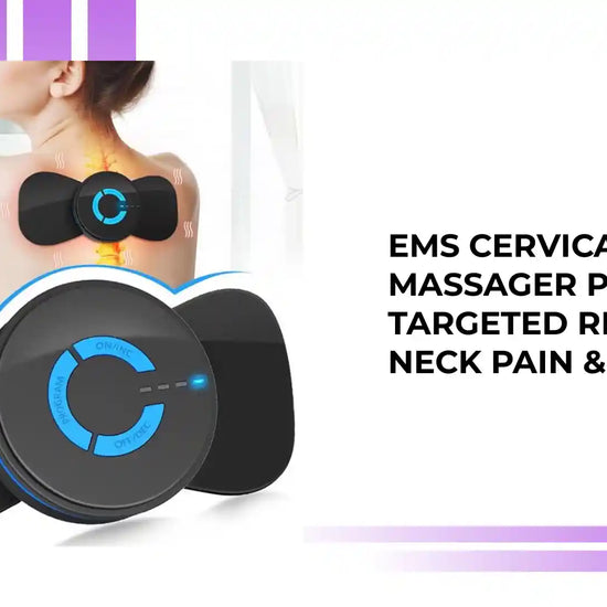 EMS Cervical Spine Massager Patch &ndash; Targeted Relief for Neck Pain &amp; Tension by@Outfy