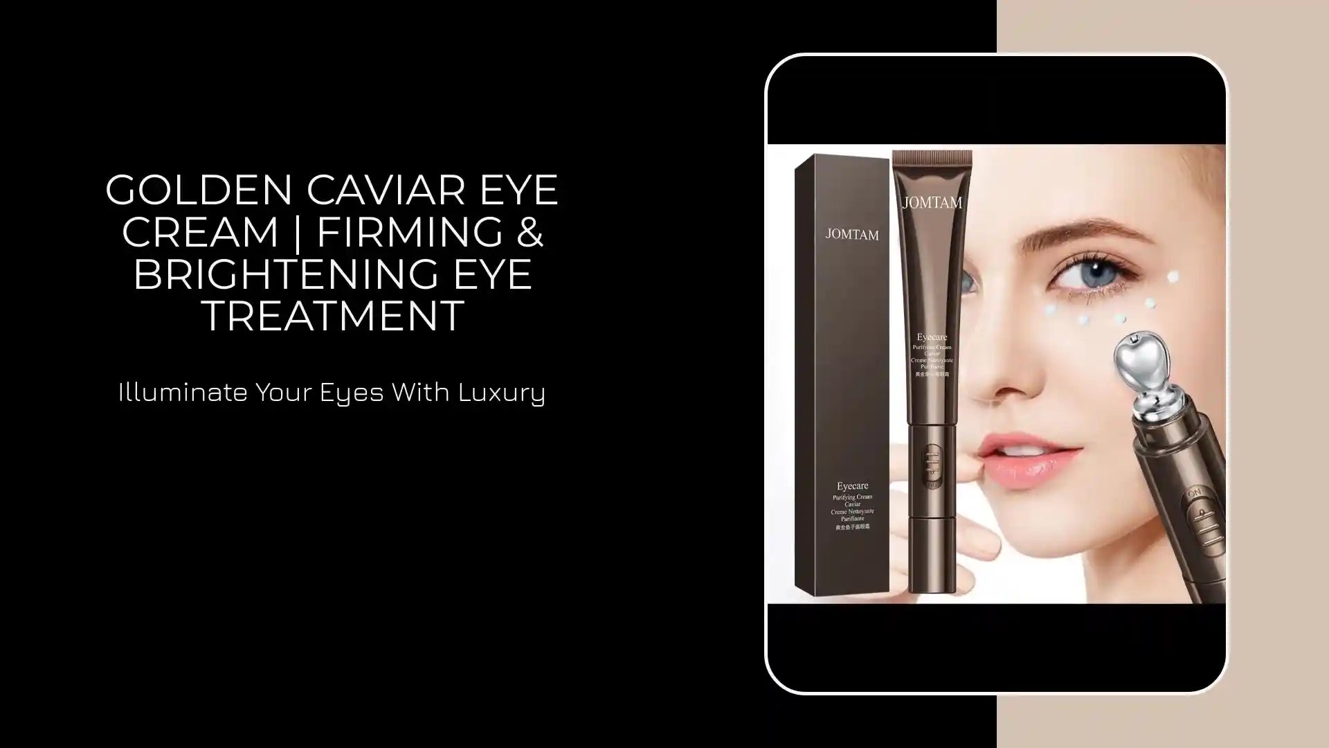 Golden Caviar Eye Cream | Firming & Brightening Eye Treatment by@Outfy