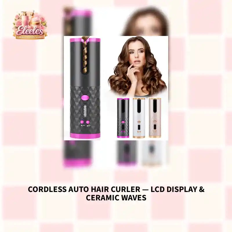 Cordless Auto Hair Curler &mdash; LCD Display & Ceramic Waves by@Outfy