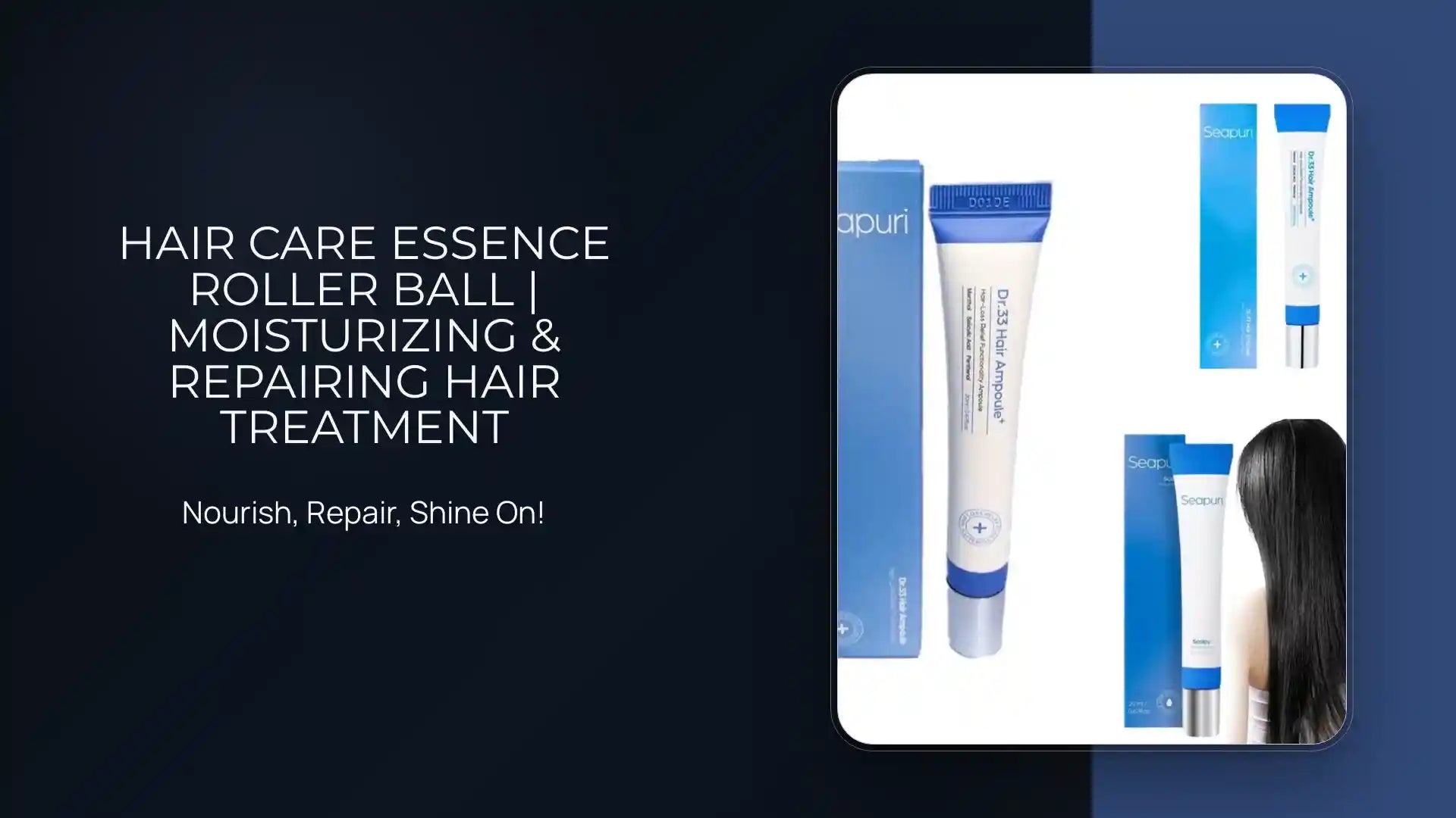 Hair Care Essence Roller Ball | Moisturizing & Repairing Hair Treatment by@Outfy