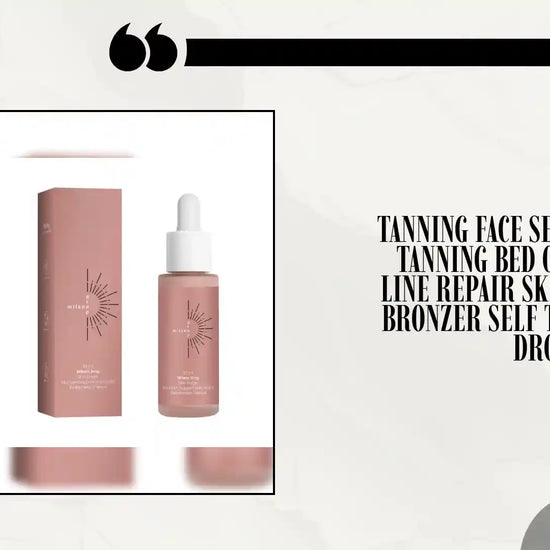 Tanning Face Serum Face Body Tanning Bed Outdoor Fine Line Repair Skin Serum Dark Bronzer Self Tanning Serum Drops by@Outfy