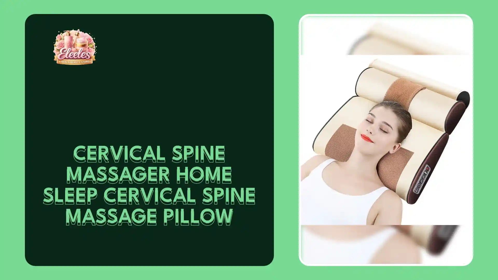 Cervical Spine Massager Home Sleep Cervical Spine Massage Pillow by@Outfy