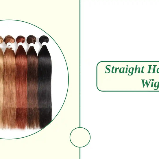 Straight hair real wig by@Outfy