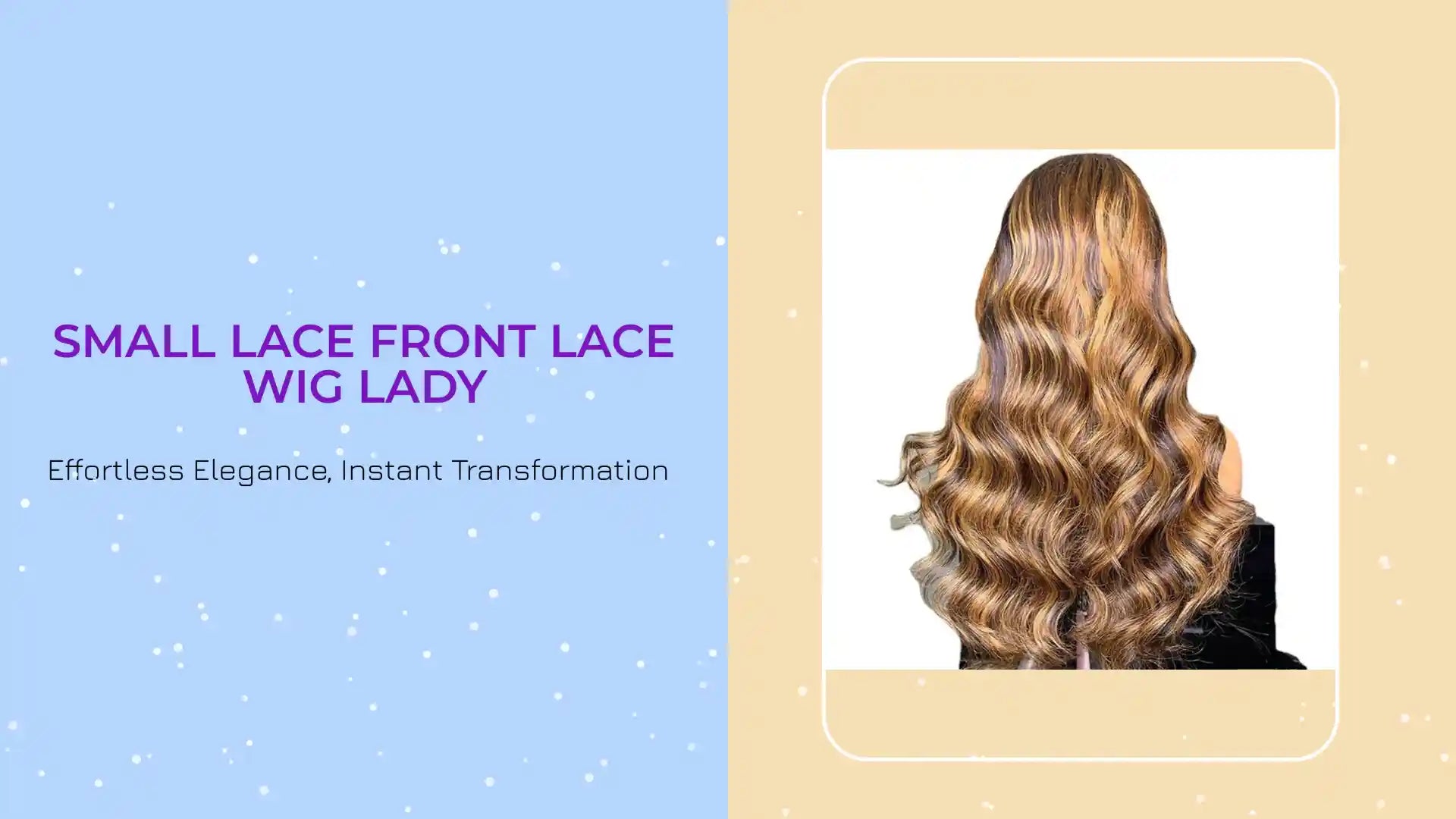 Small Lace Front Lace Wig Lady by@Outfy