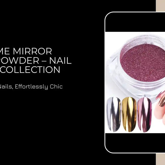 Chrome Mirror Pigment Powder &ndash; Nail Glitter Collection by@Outfy