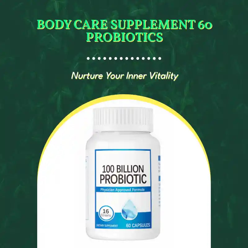 Body Care Supplement 60 Probiotics by@Outfy