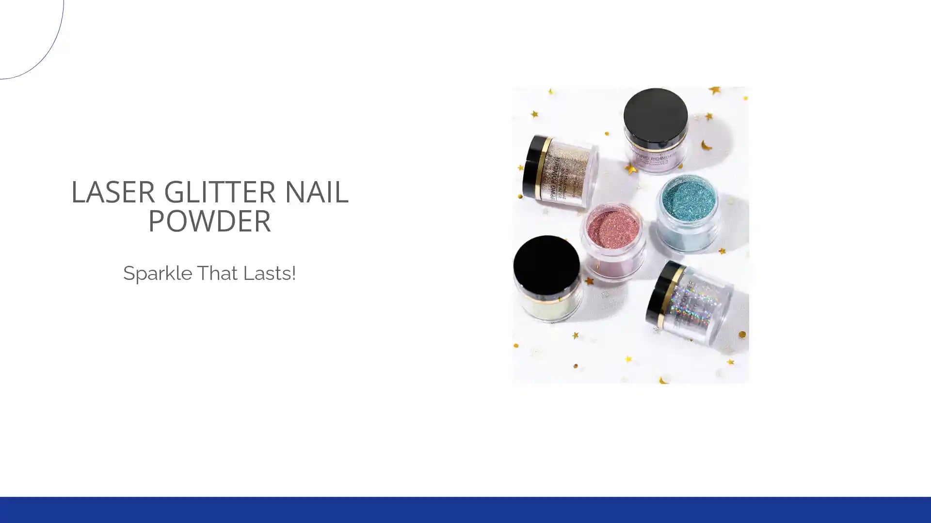 Laser glitter nail powder by@Outfy