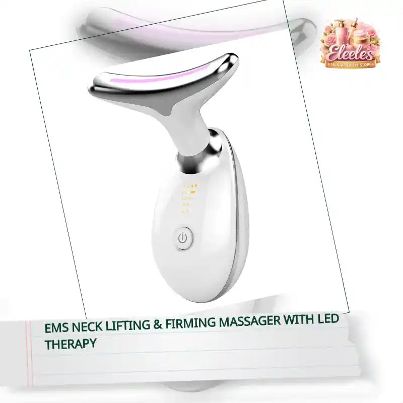 EMS Neck Lifting & Firming Massager with LED Therapy by@Outfy