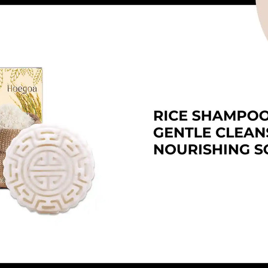 Rice Shampoo Soap Gentle Cleansing And Nourishing Scalp by@Outfy