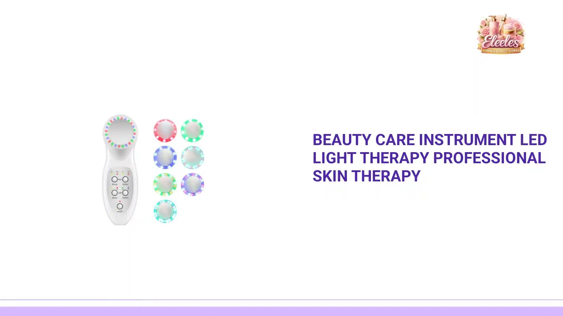 Beauty Care Instrument LED Light Therapy Professional Skin Therapy by@Outfy